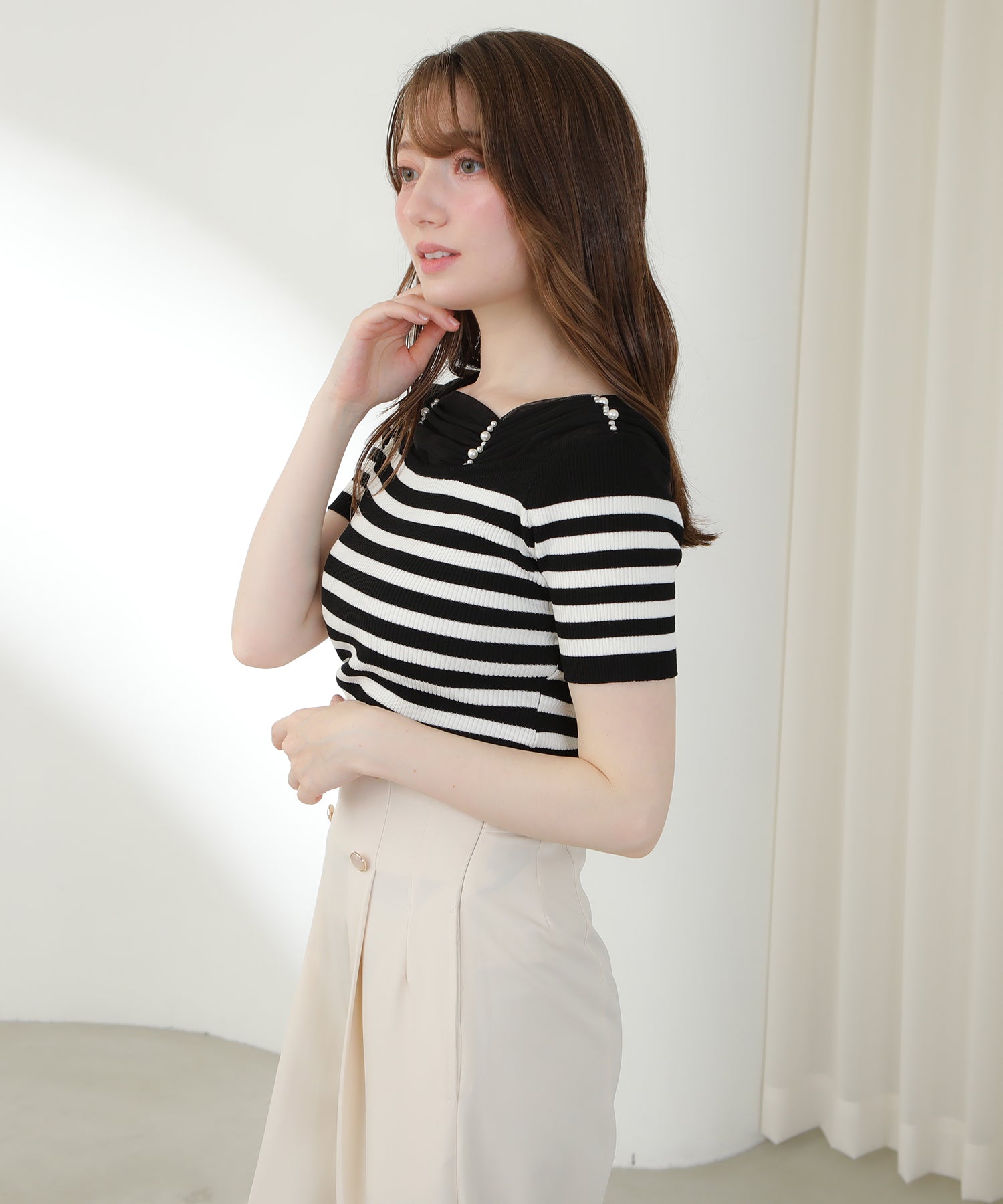 ブラック(その他)　model：163　着用サイズ：M
