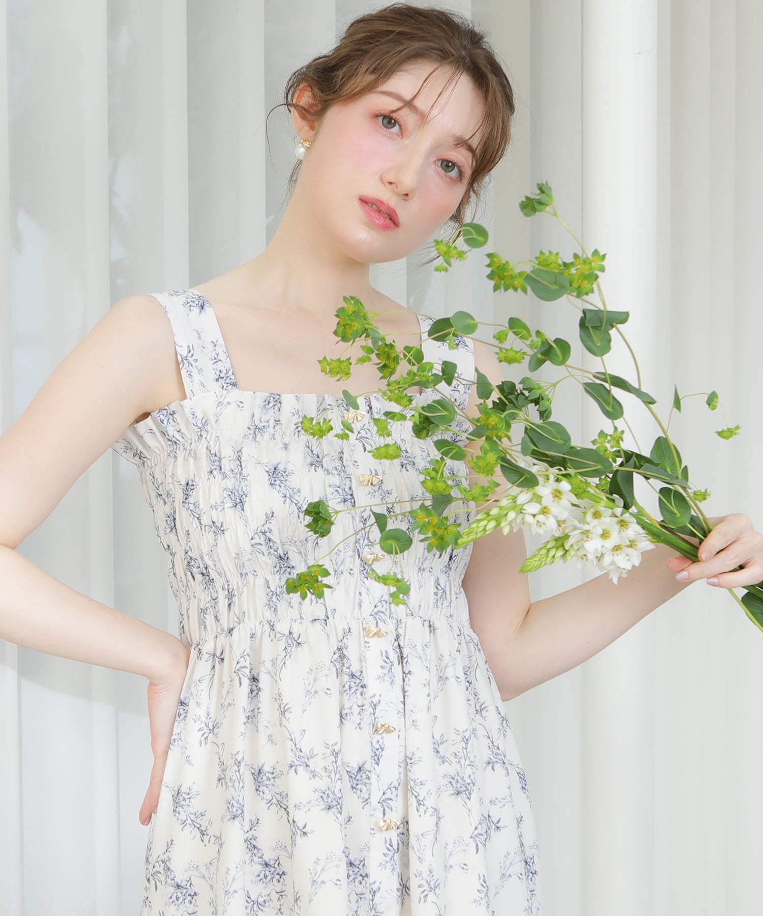 ブルー　model：163　着用サイズ：M