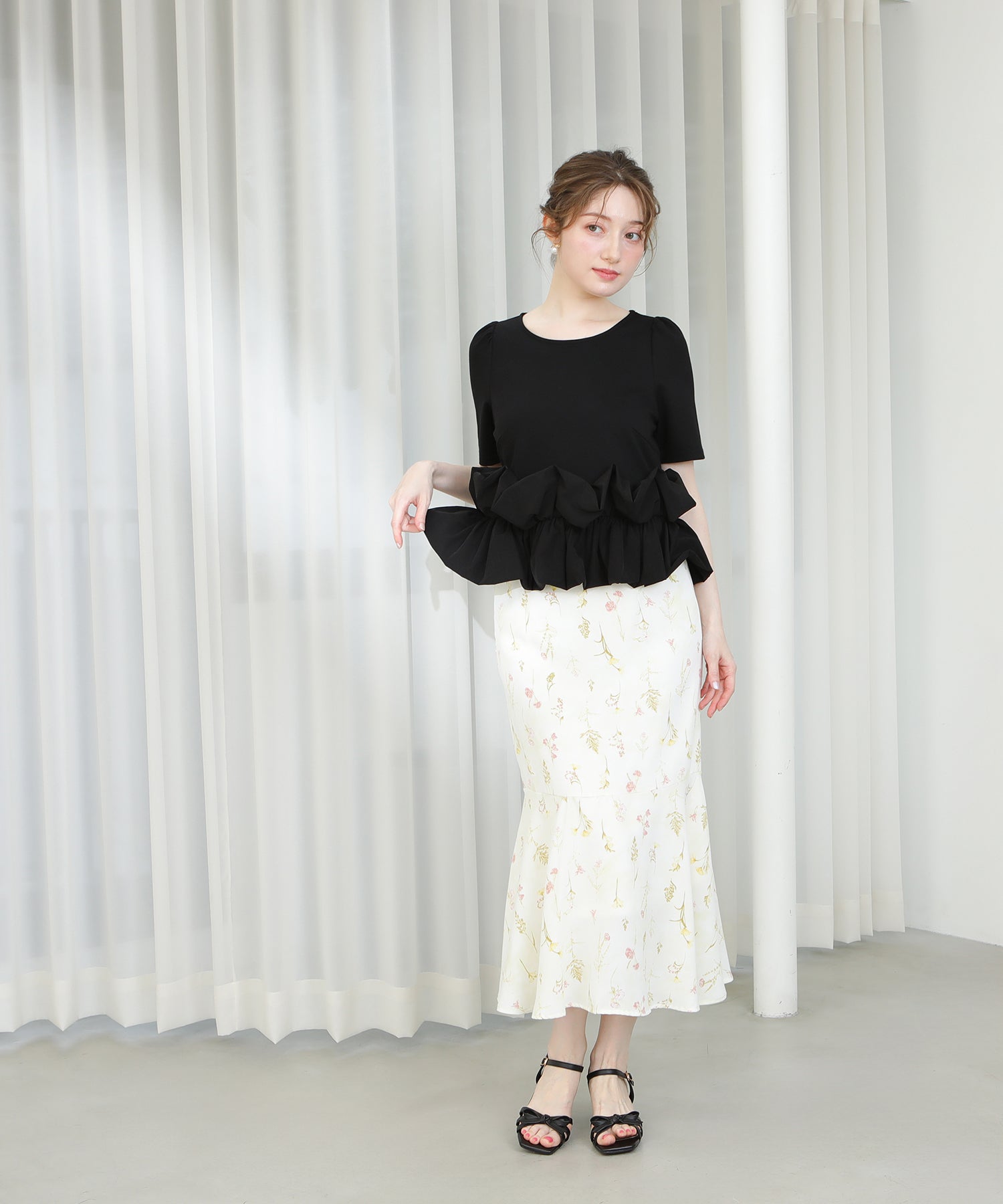 ブラック　model：163　着用サイズ：M