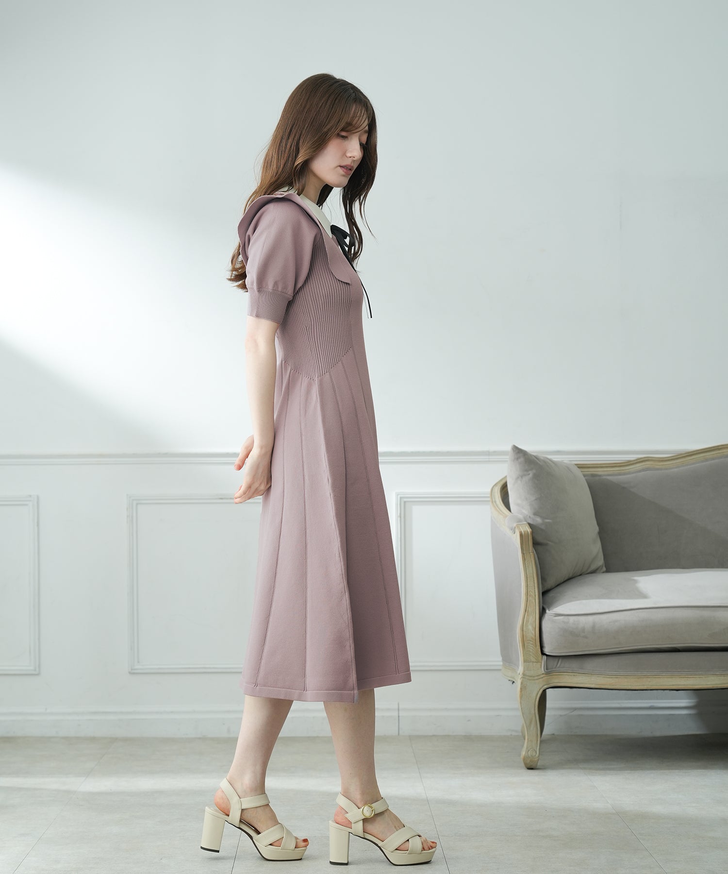 ピンク　model：163　着用サイズ：M