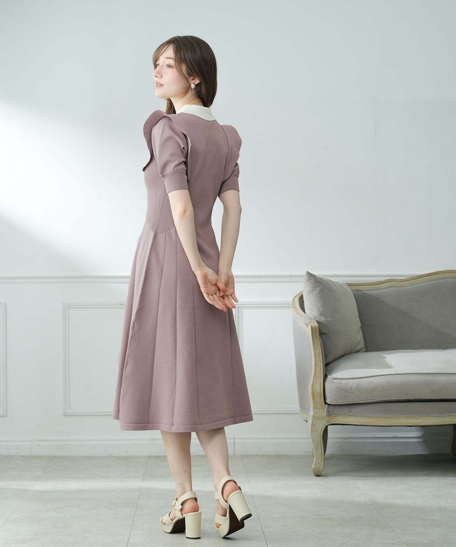 ピンク　model：163　着用サイズ：M