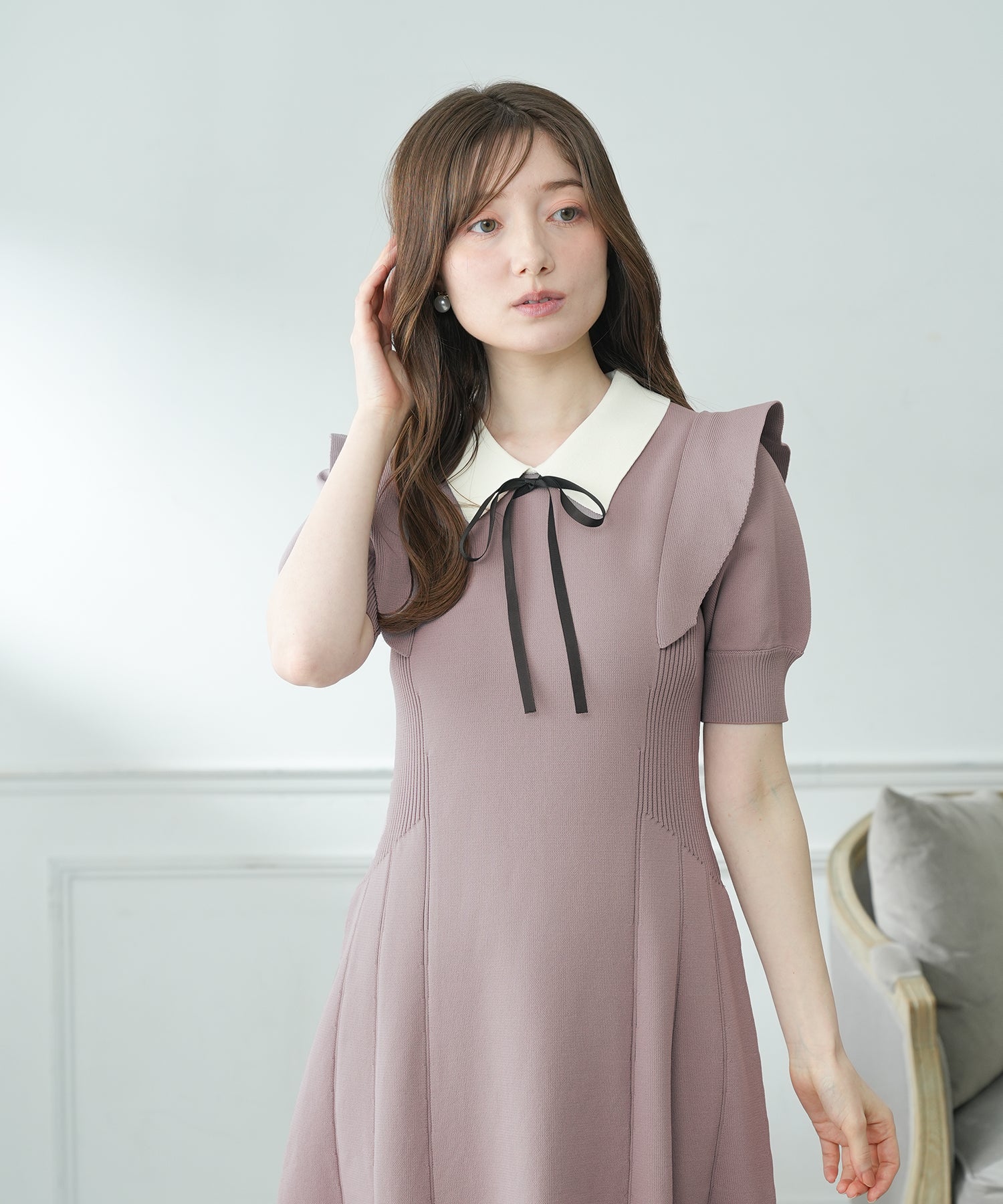 ピンク　model：163　着用サイズ：M