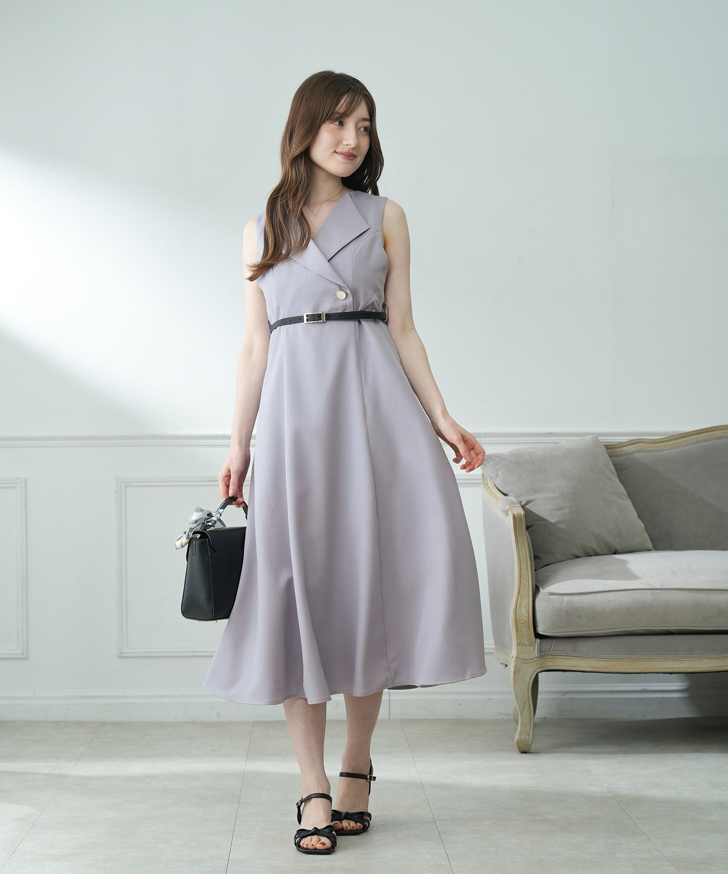 ラベンダー　model:163　着用サイズ：M