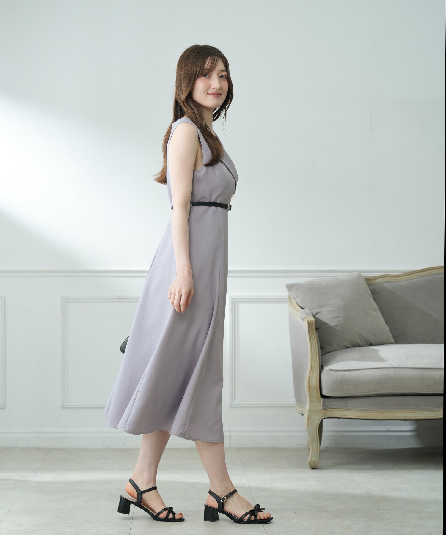 ラベンダー　model:163　着用サイズ：M