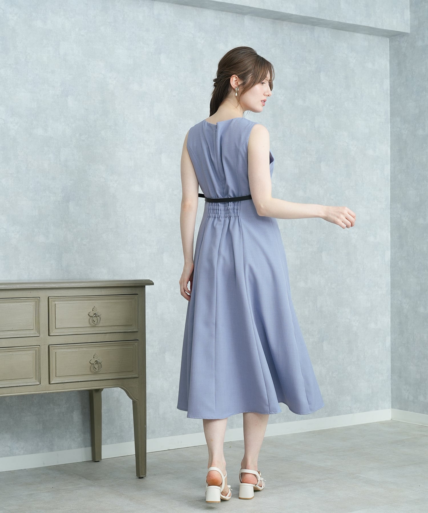 ブルー　model:163　着用サイズ：M