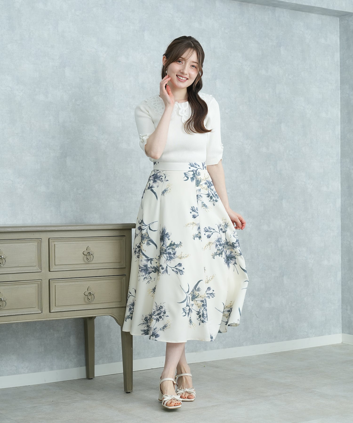 イエロー　model:163　着用サイズ：M