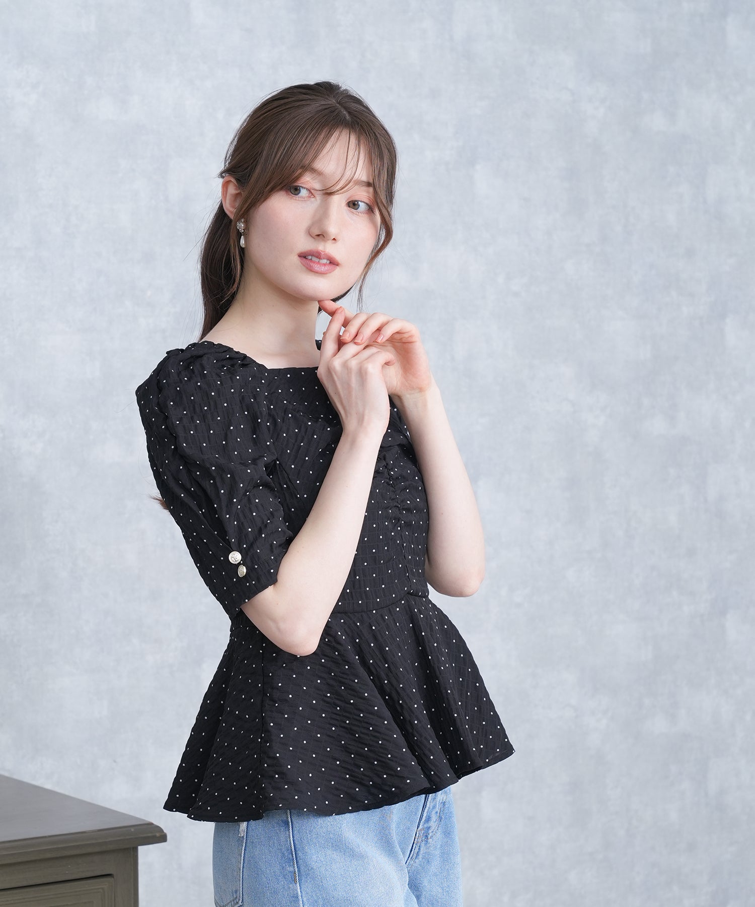 ブラック　model：163　着用サイズ：M