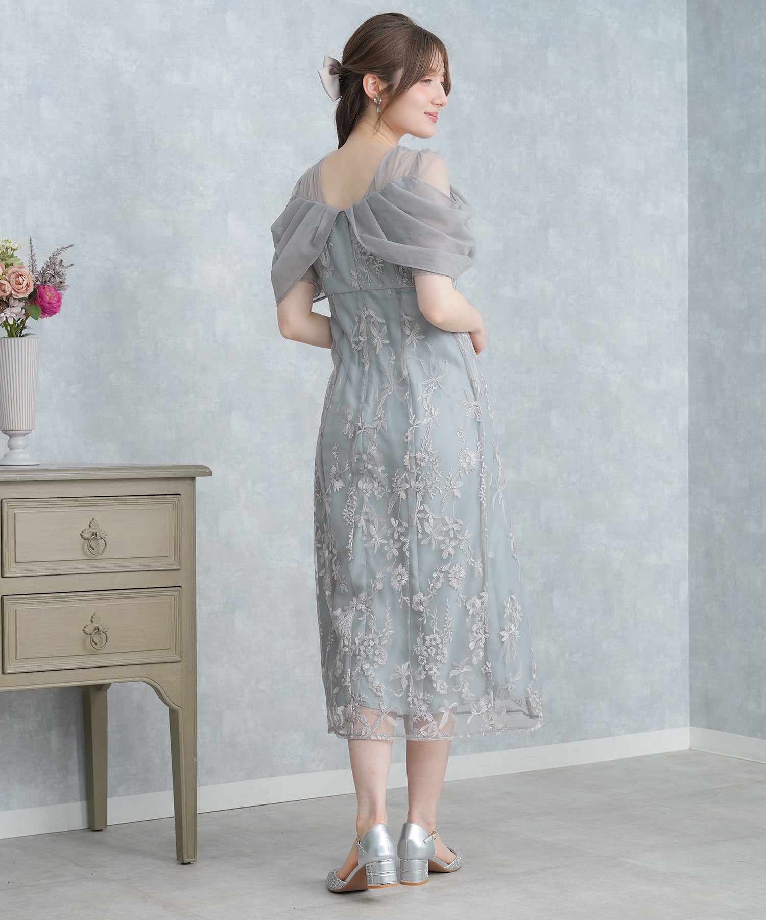ミントグリーン　model：163　着用サイズ：M