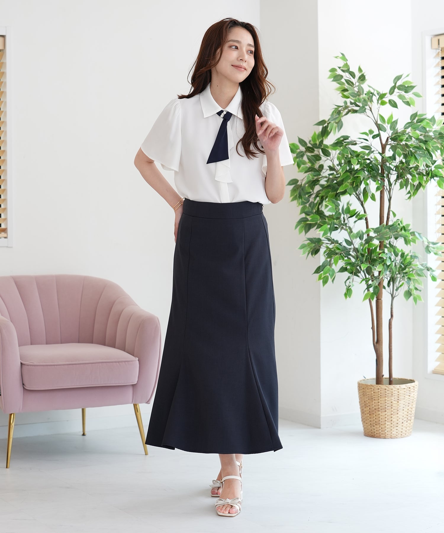 ホワイト　model:165cm  着用サイズ：M