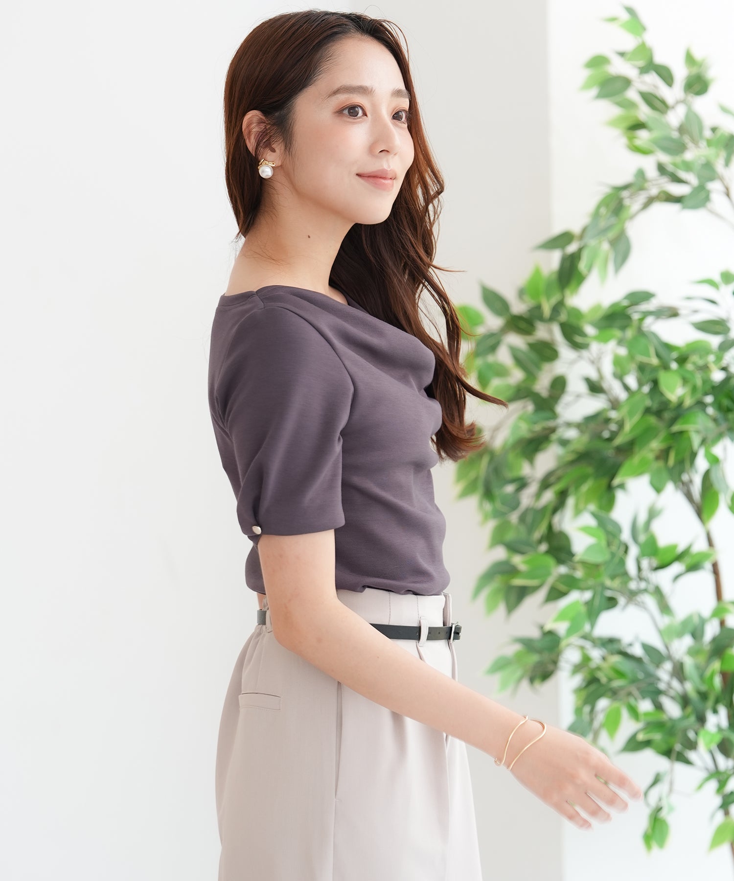 ミディアムグレー　model：165　着用サイズ：M