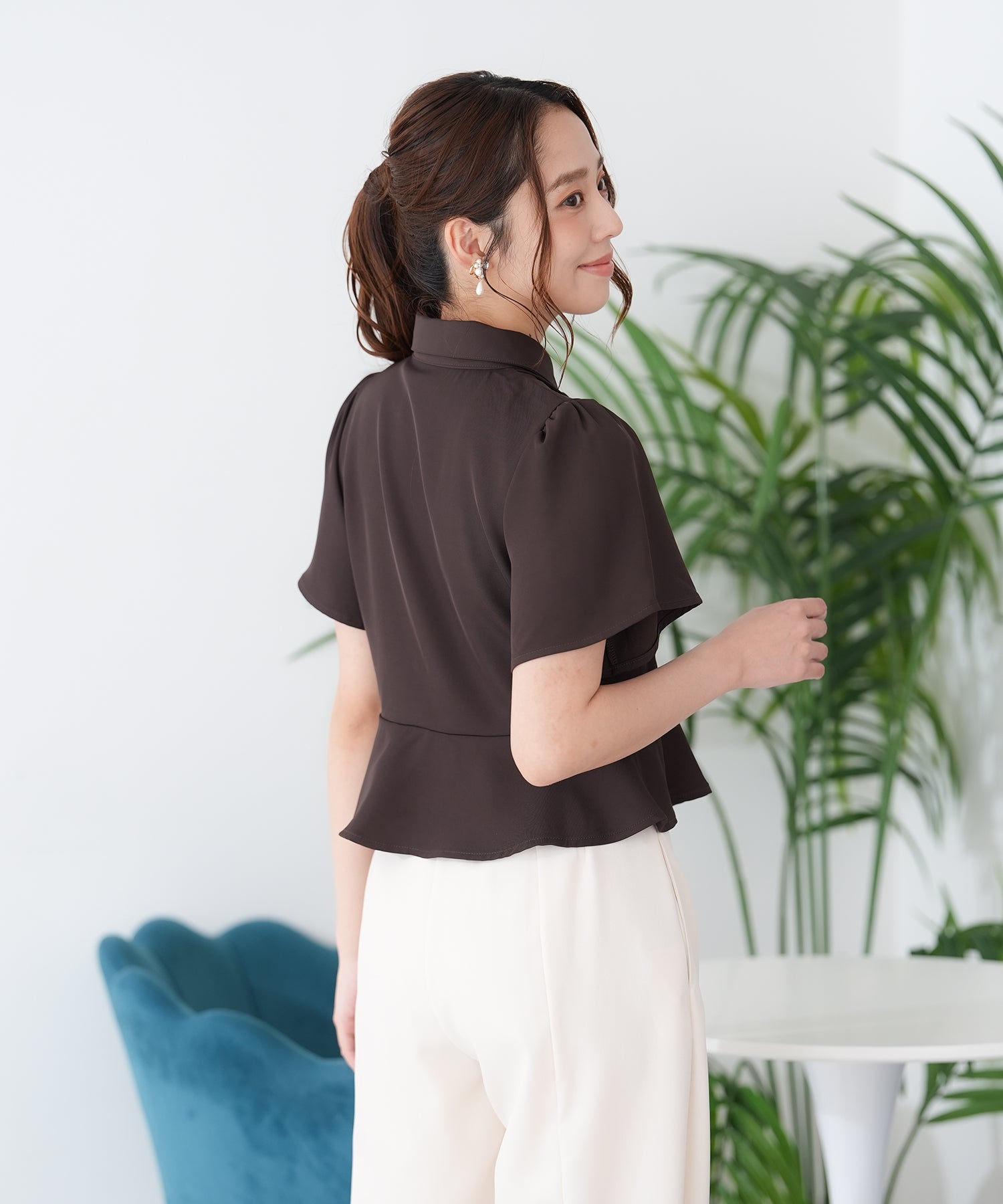 ブラウン　model:165  着用サイズ：M