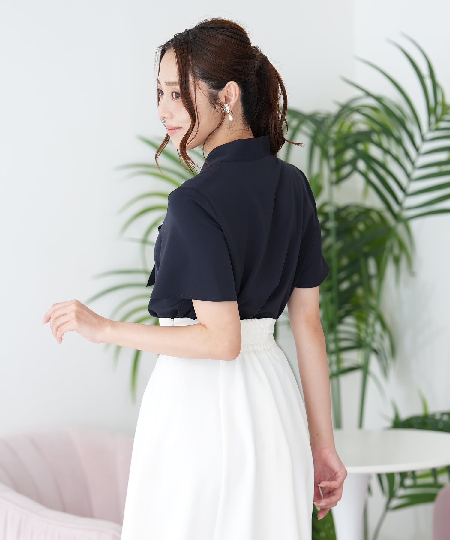 ネイビー　model:165cm  着用サイズ：M