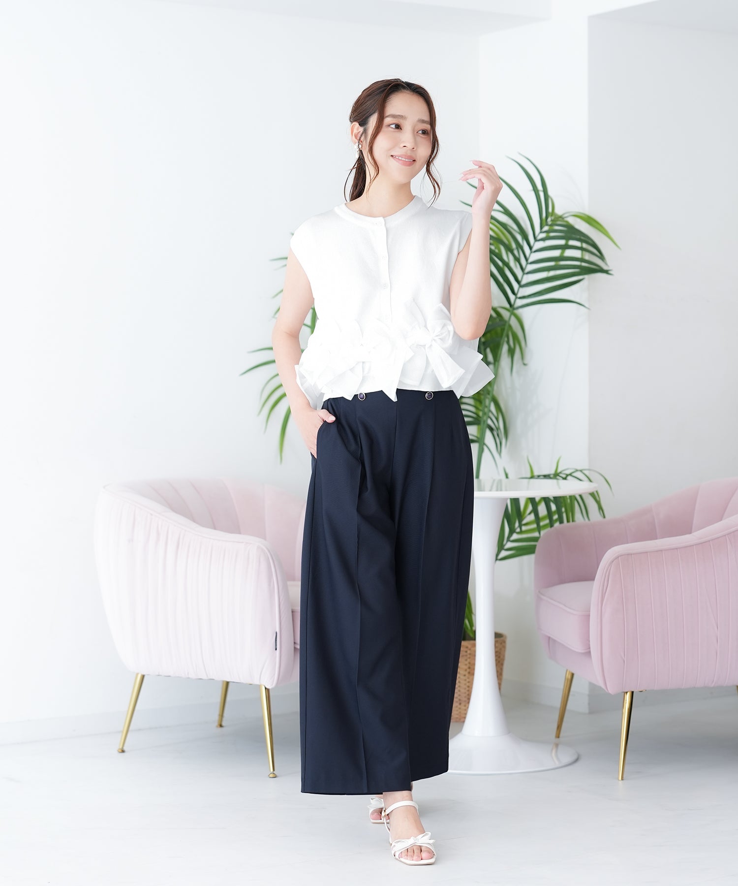 ホワイト model：165㎝ 着用サイズ：M