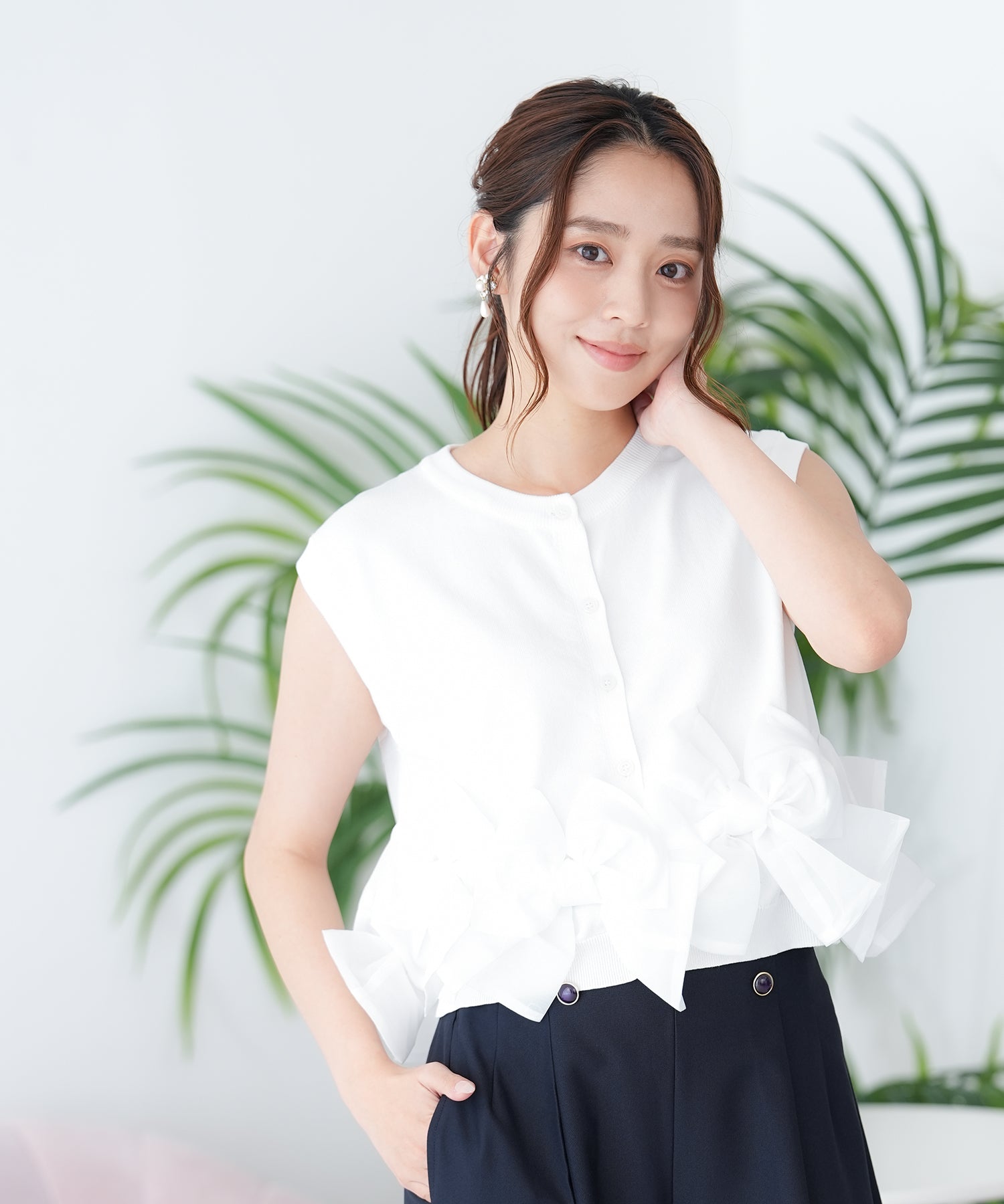 ホワイト model：165㎝ 着用サイズ：M