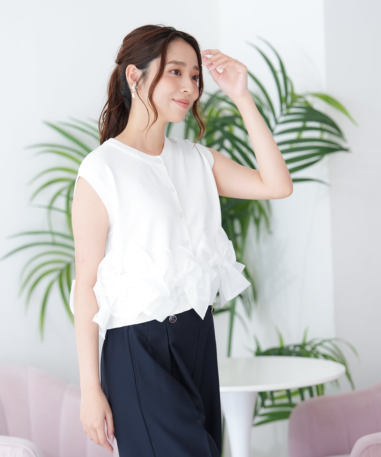 ホワイト model：165㎝ 着用サイズ：M