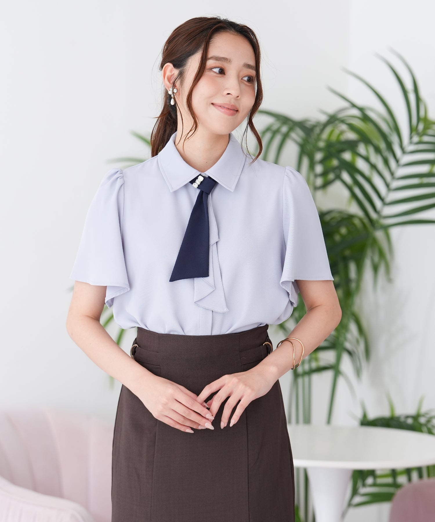 サックス　model:165cm  着用サイズ：M