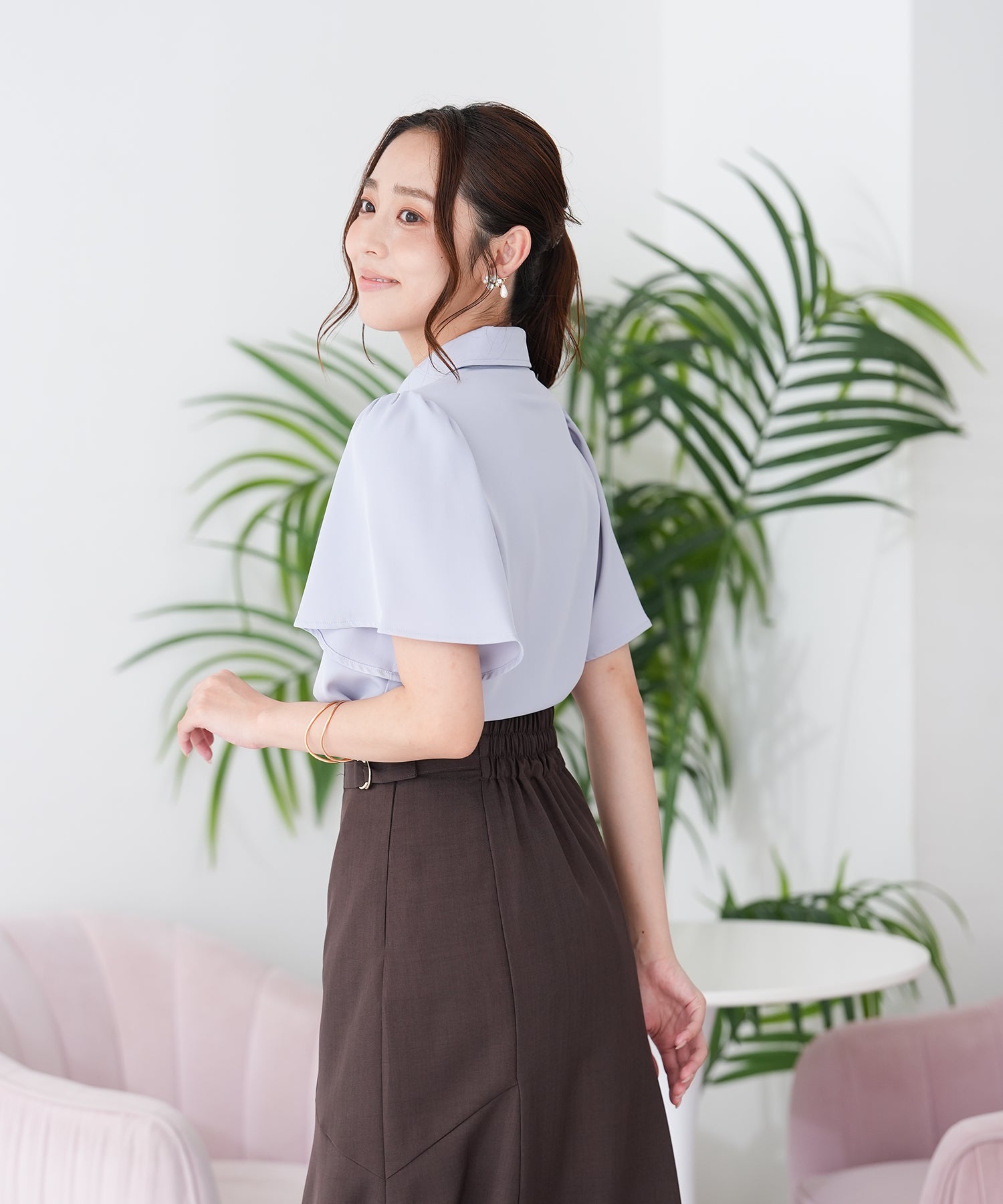 サックス　model:165cm  着用サイズ：M