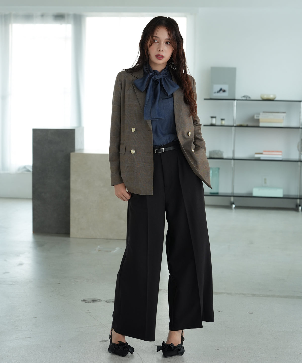 ブラウン　model：171　着用サイズ：M