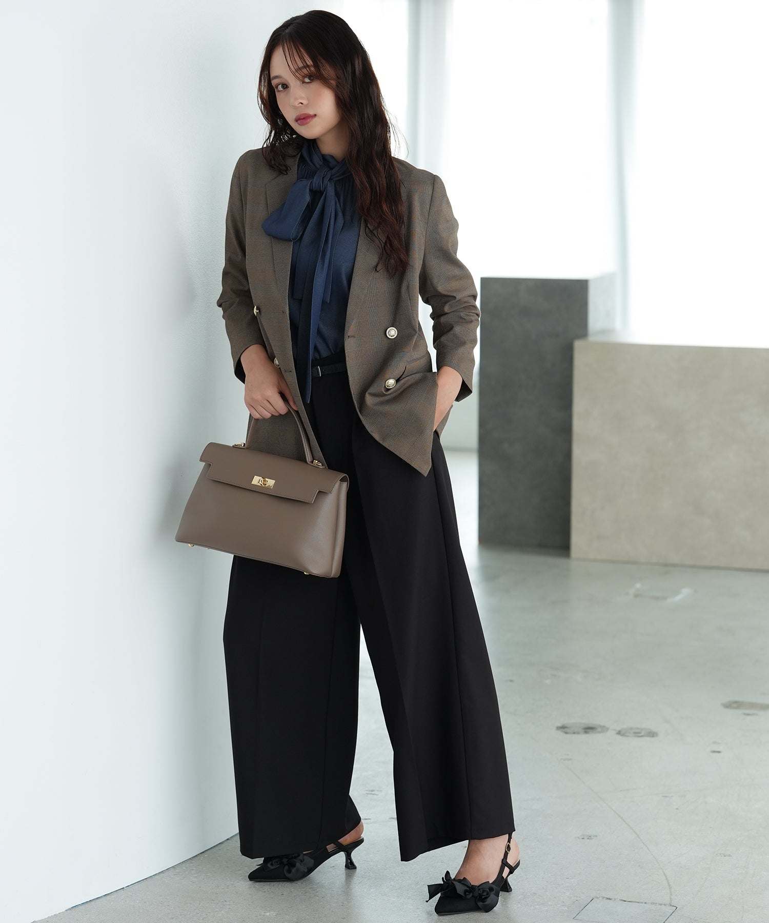 ブラウン　model：171　着用サイズ：M
