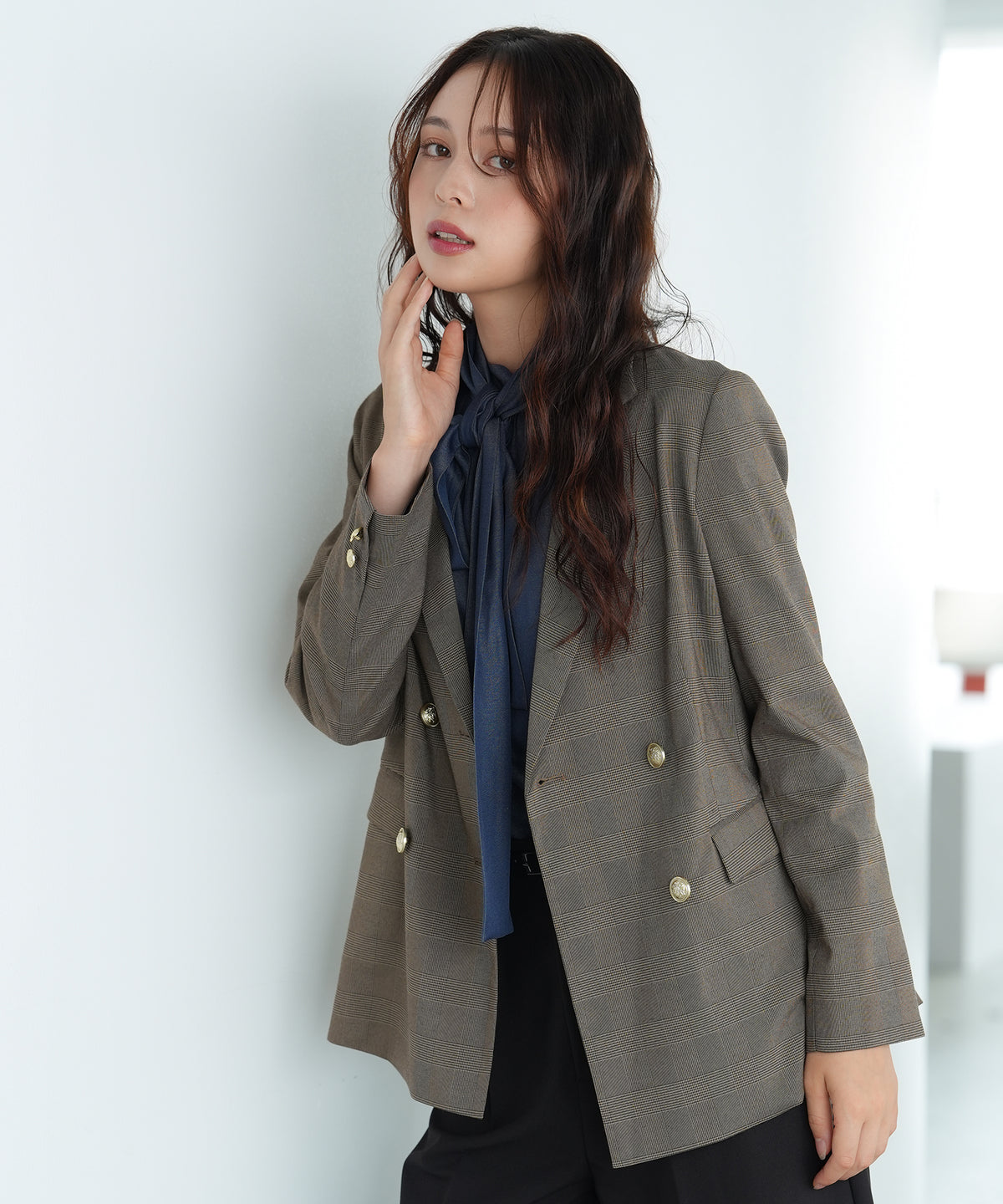 ブラウン　model：171　着用サイズ：M