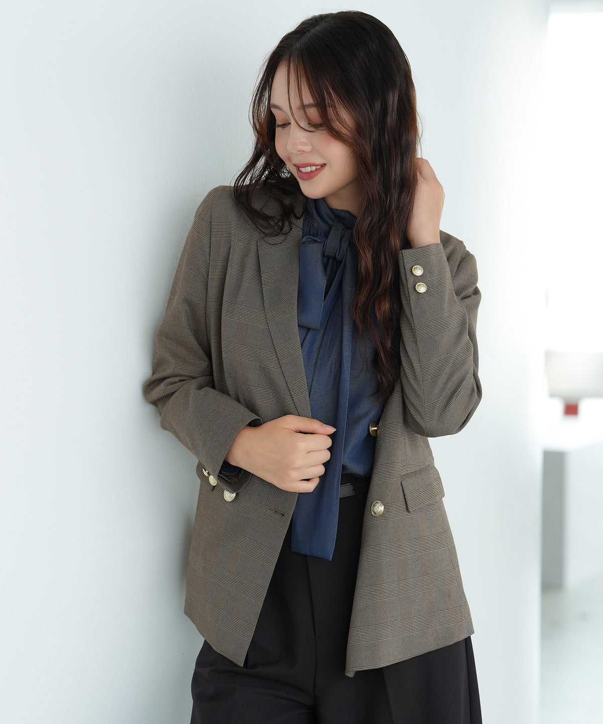 ブラウン　model：171　着用サイズ：M
