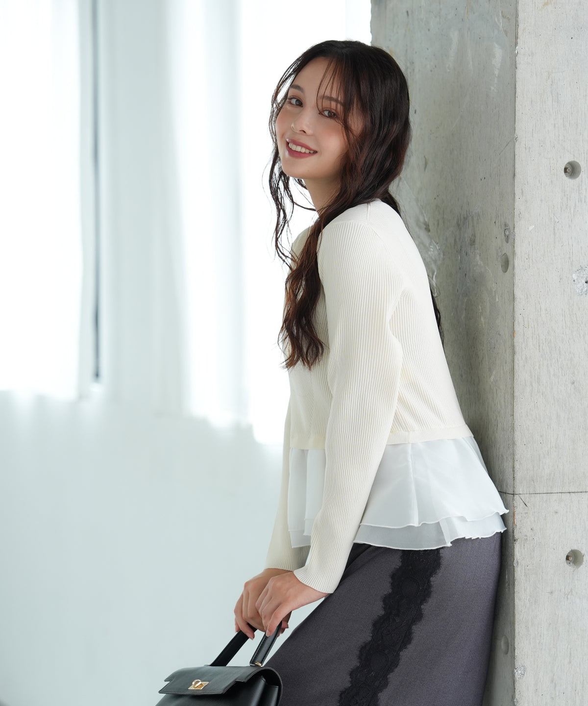 アイボリー　model：171㎝　着用サイズ：M