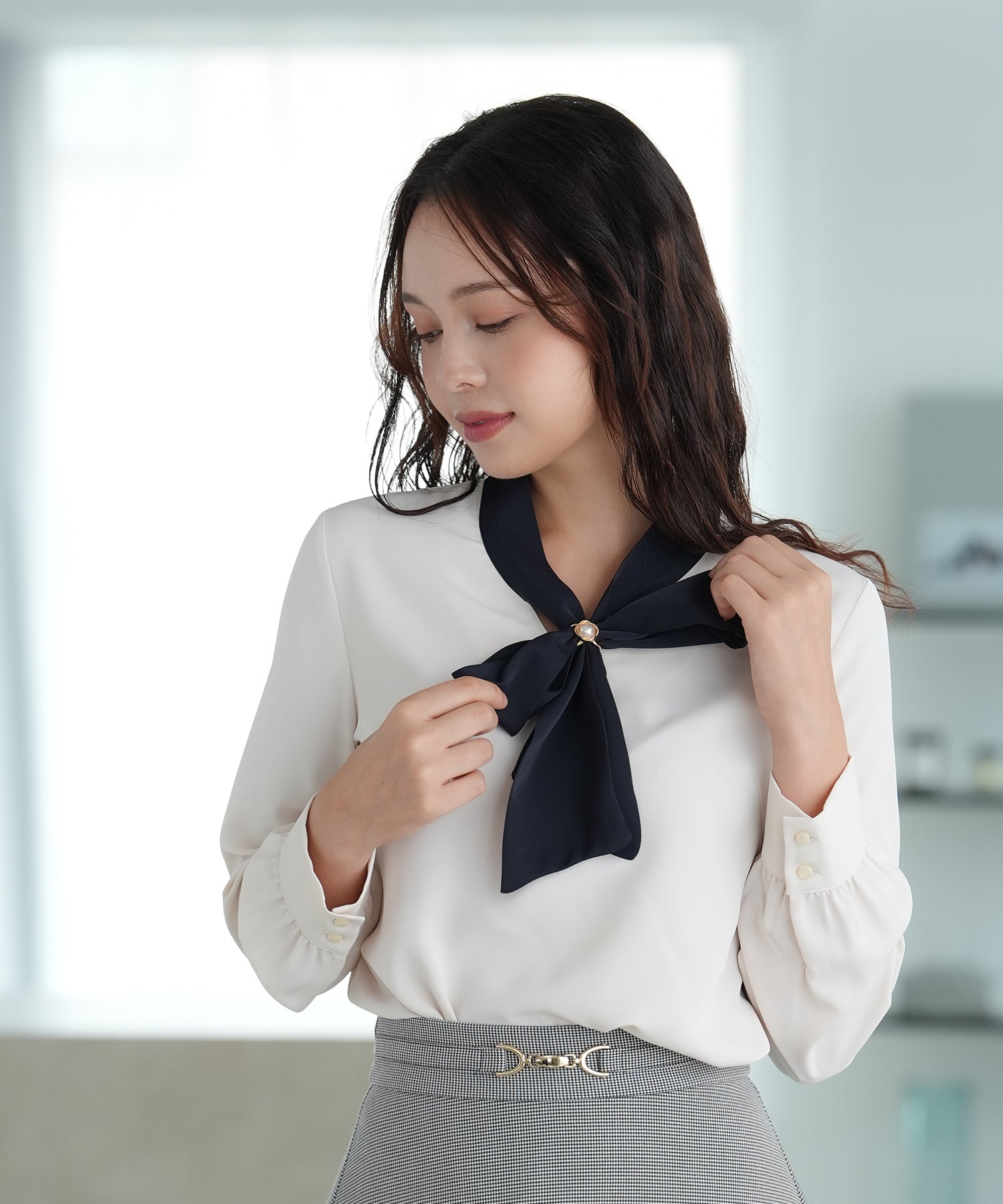 ベージュ　model：171㎝　着用サイズ：M