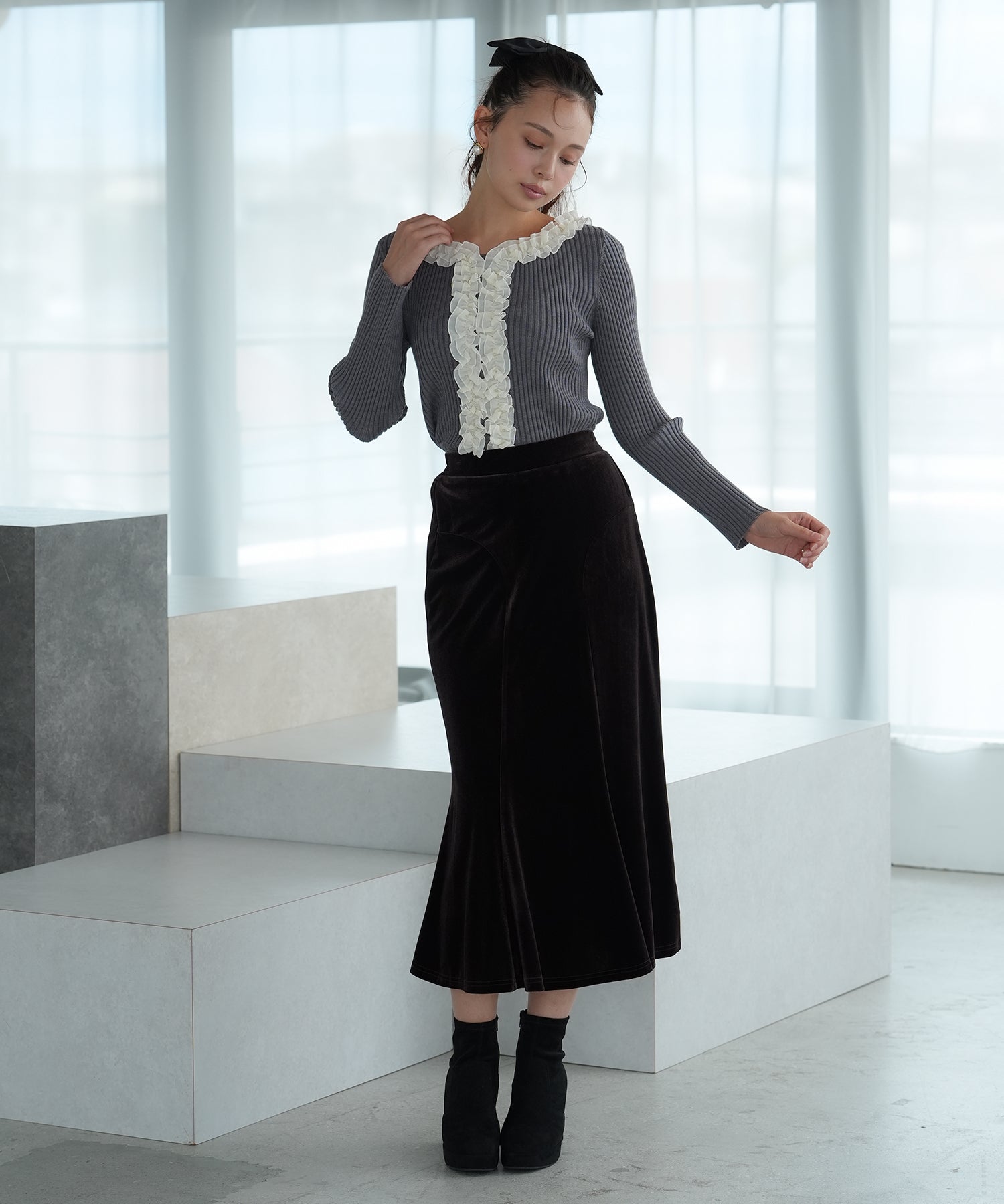 ブラウン　model：171　着用サイズ：Ｍ