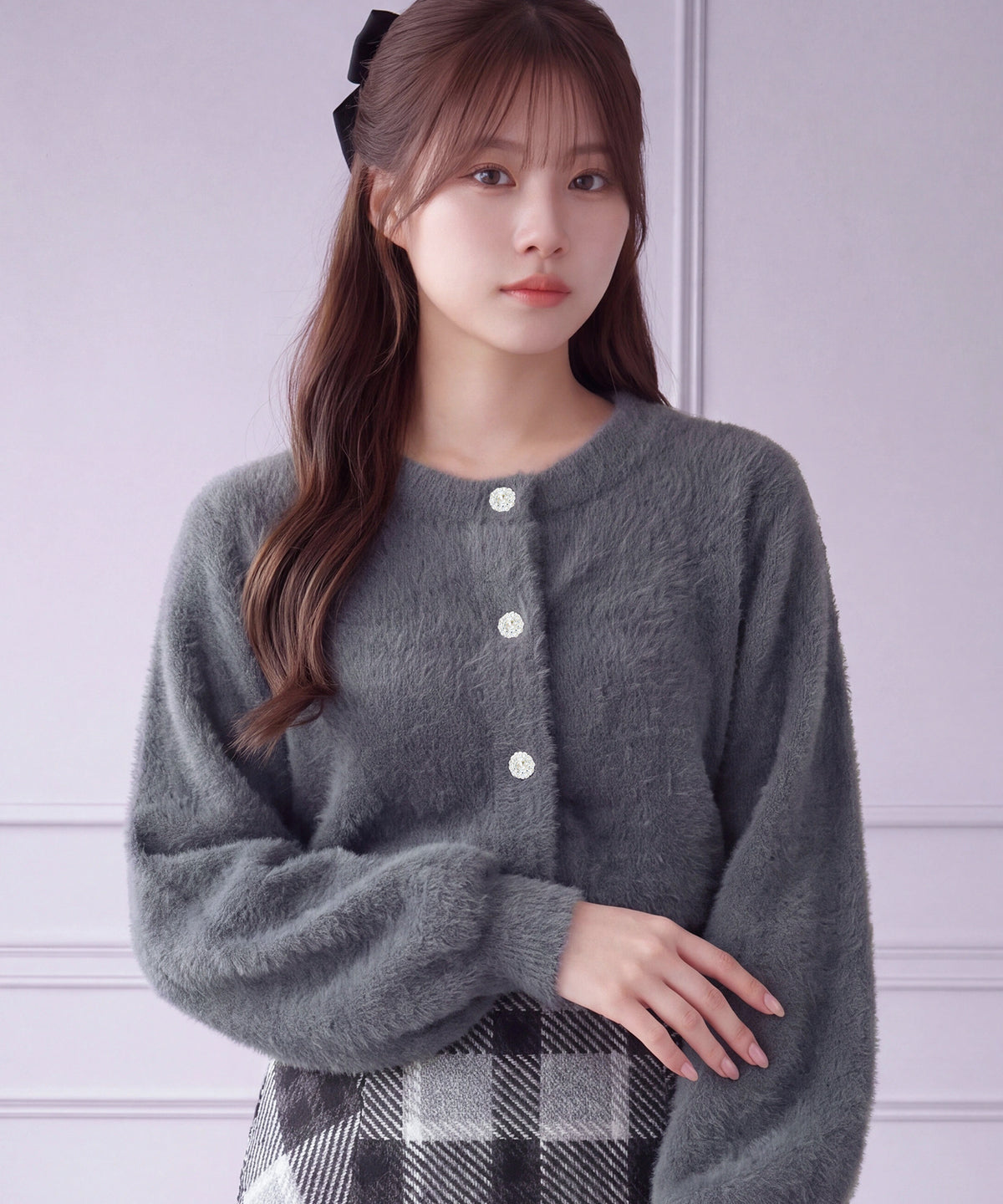 チャコール(AI画像) model：160cm 着用サイズ：M