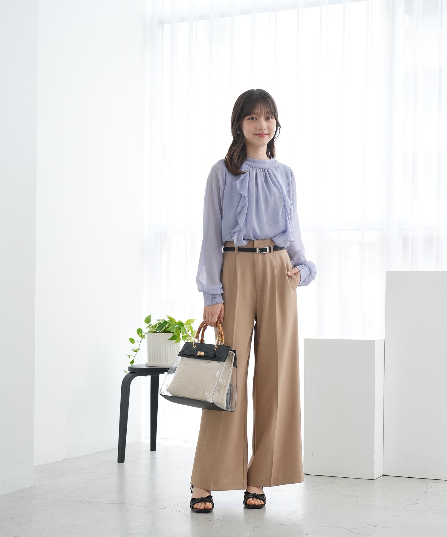 キャメル　model:158　着用サイズ：M