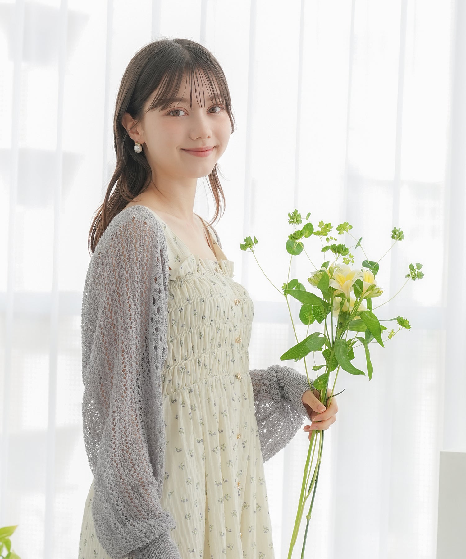 アイボリー　model：158㎝　着用サイズ：M