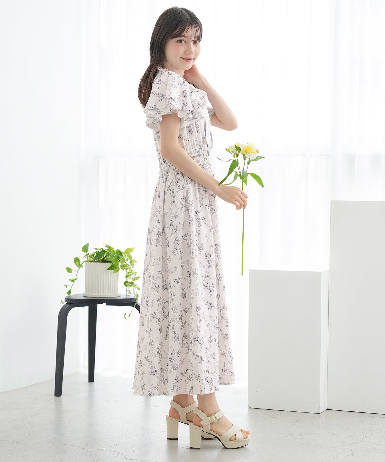 ラベンダー　model：158　着用サイズ：M