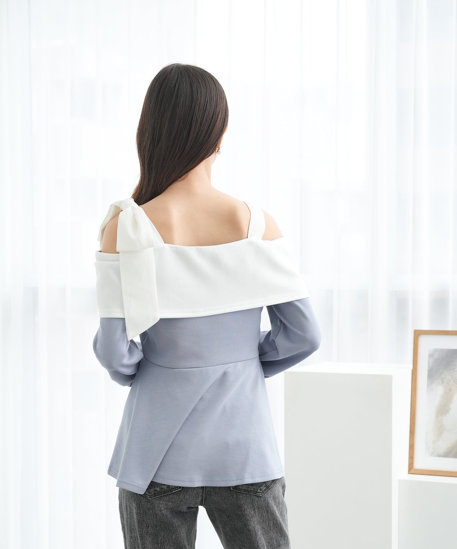 ライトグレー　model：158　着用サイズ：M