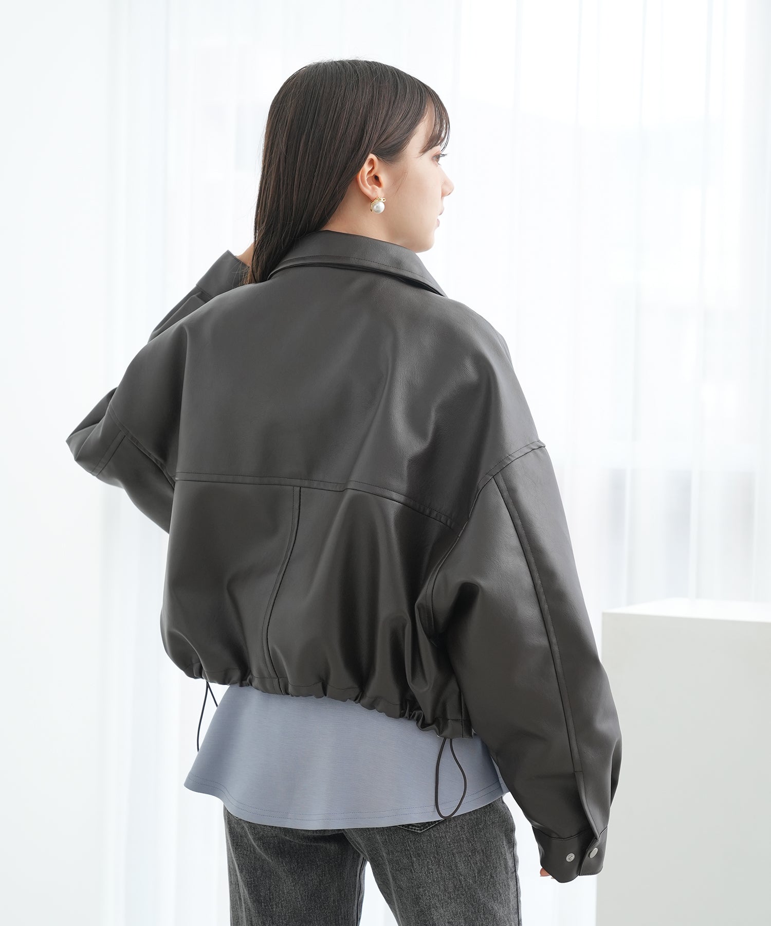 ブラック　model:158cm  着用サイズ：M