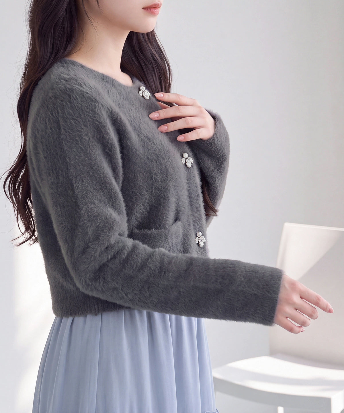 チャコール(AI画像) model：160cm 着用サイズ：M