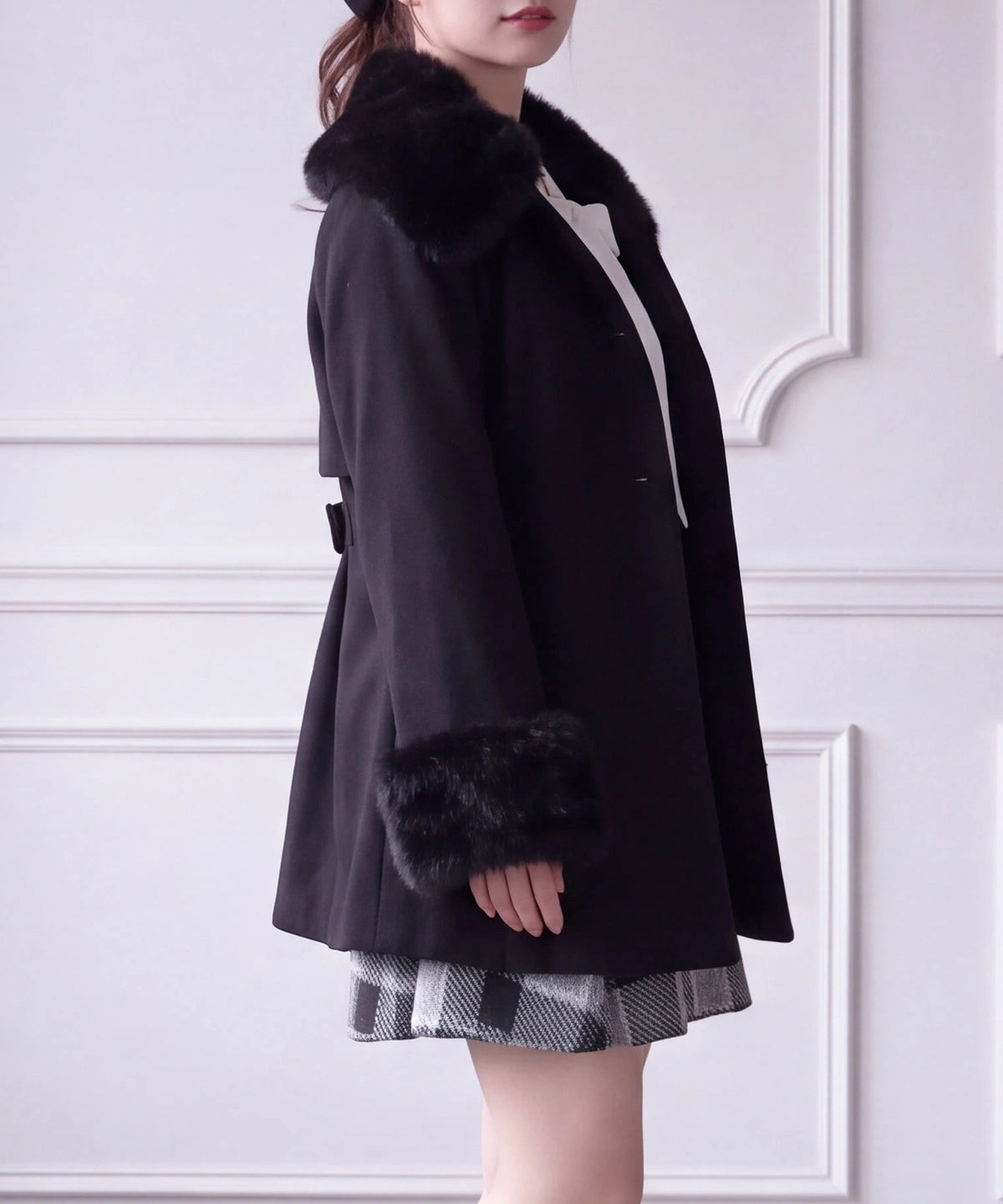 ブラック(AI画像)　model：160　着用サイズ：M