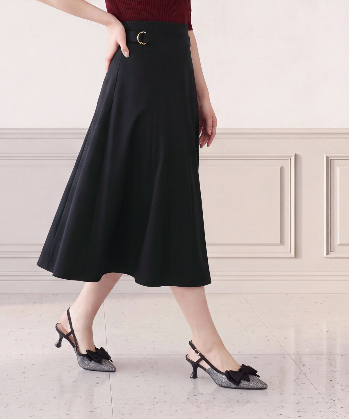 ネイビー  model：160cm　着用サイズ：M (AI画像)