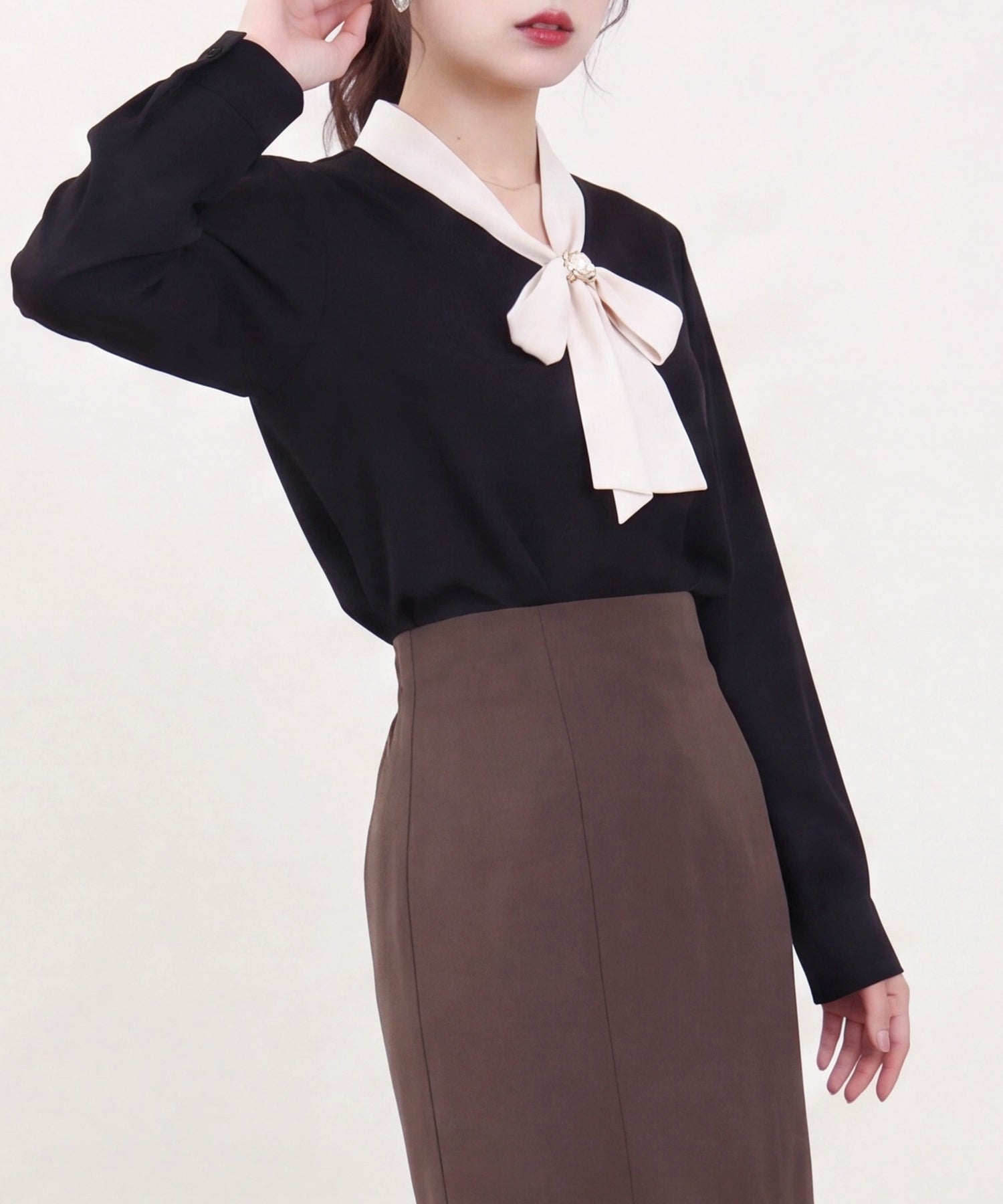 ブラック(AI画像)　model：160㎝　着用サイズ：M