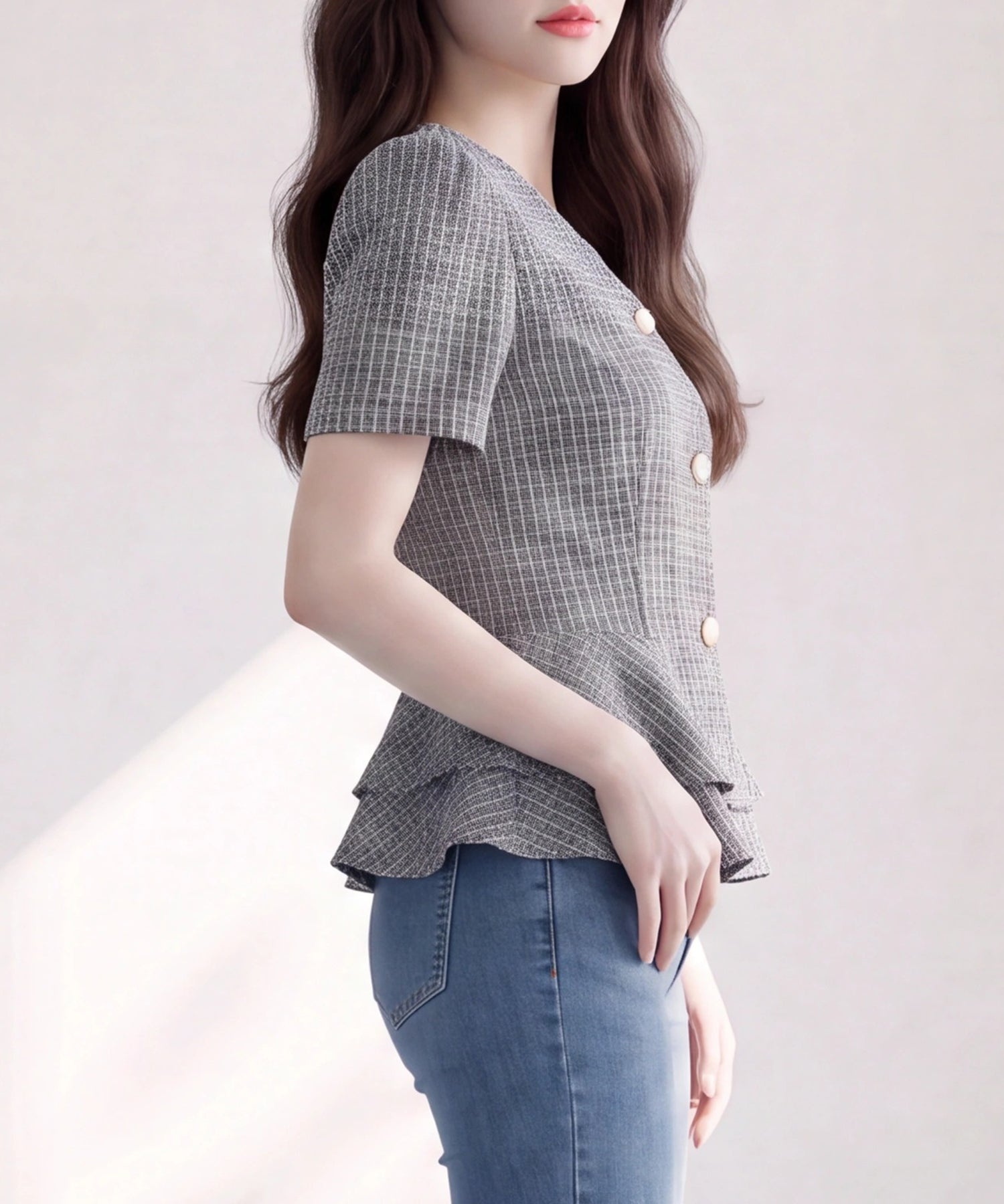 ブラック　model：160㎝想定　着用サイズ：M　(AIモデル)