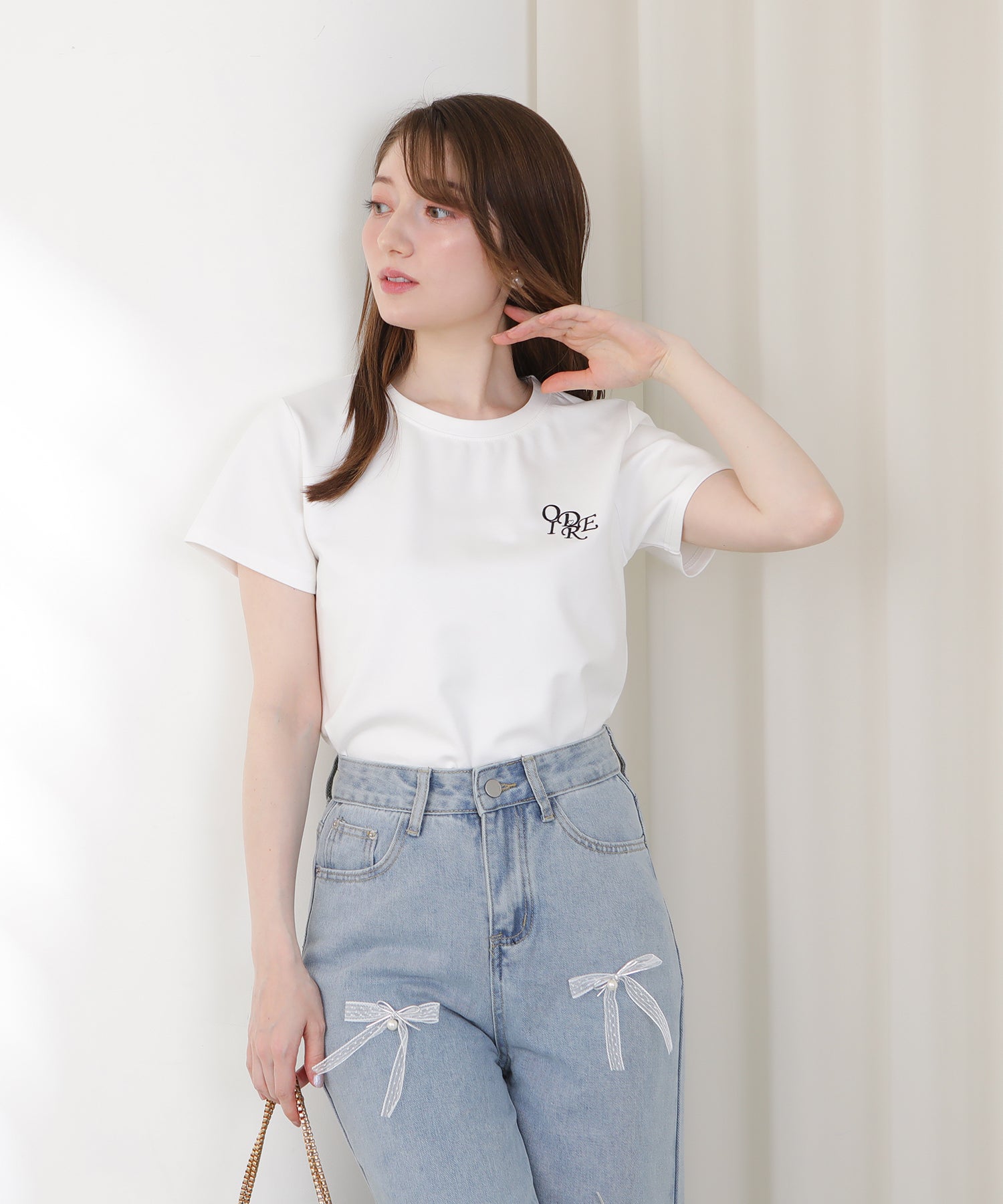 ホワイト　model：163　着用サイズ：M