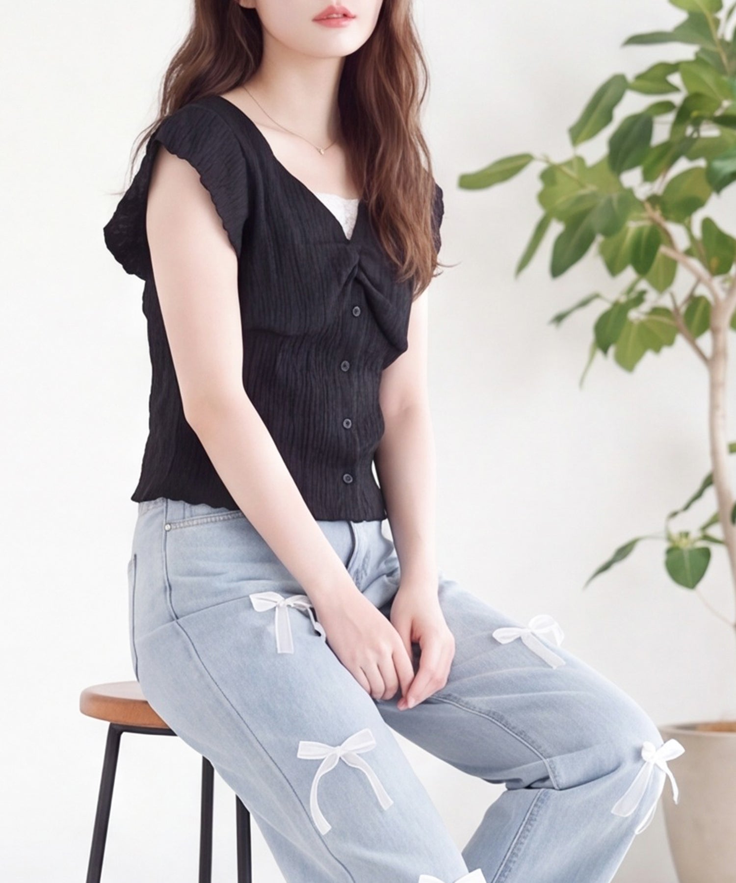 ブラック　model：160　着用サイズ：M