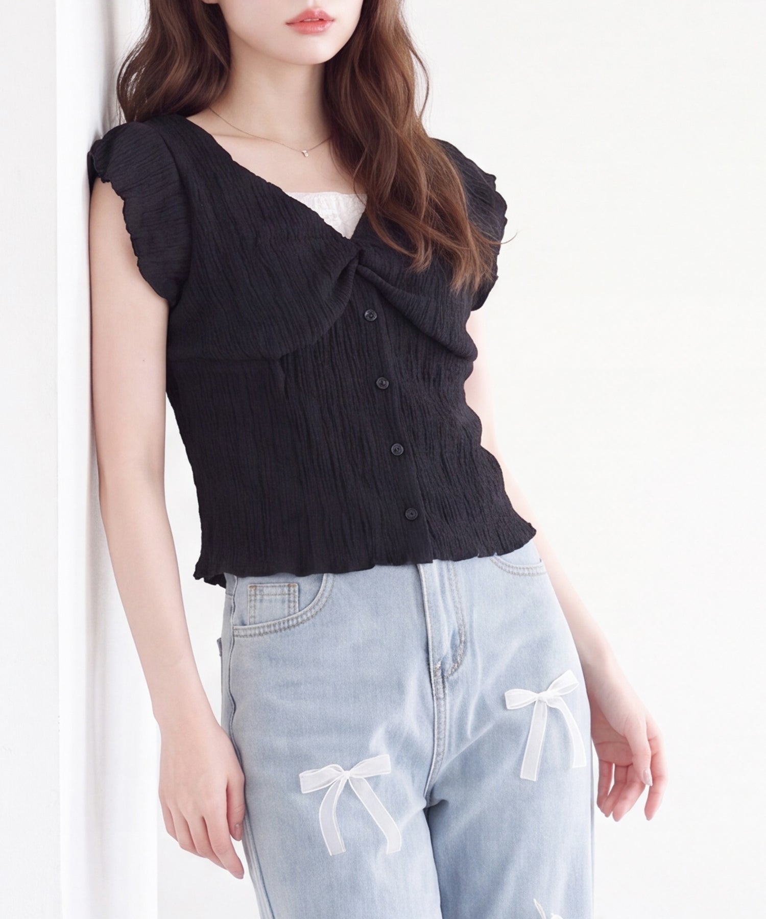 ブラック　model：160　着用サイズ：M