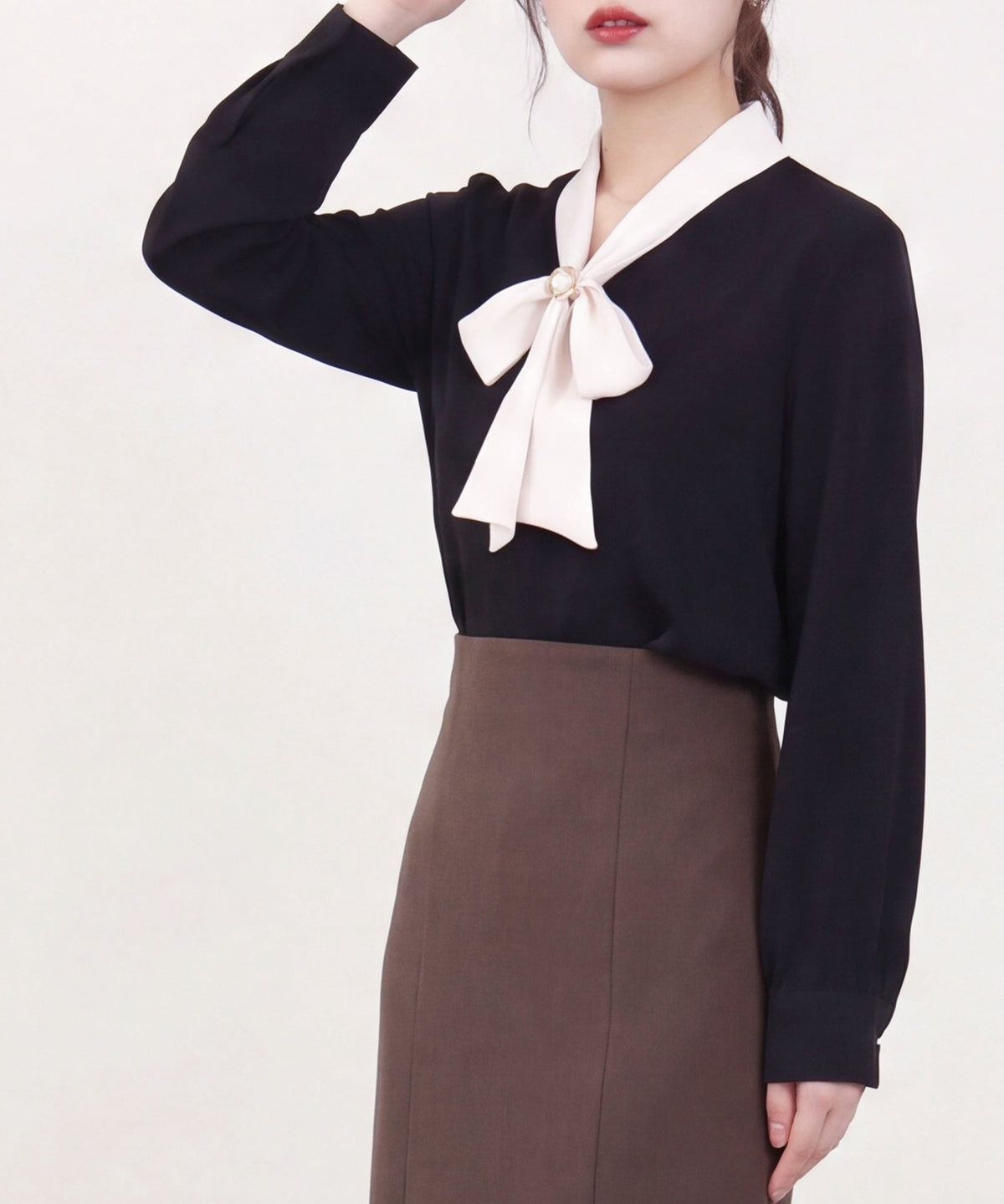 ブラック(AI画像)　model：160㎝　着用サイズ：M