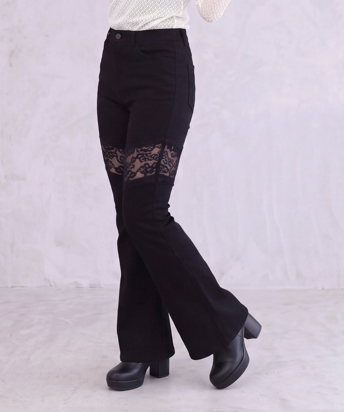 ブラック(AI画像)model：160cm　着用サイズ：M