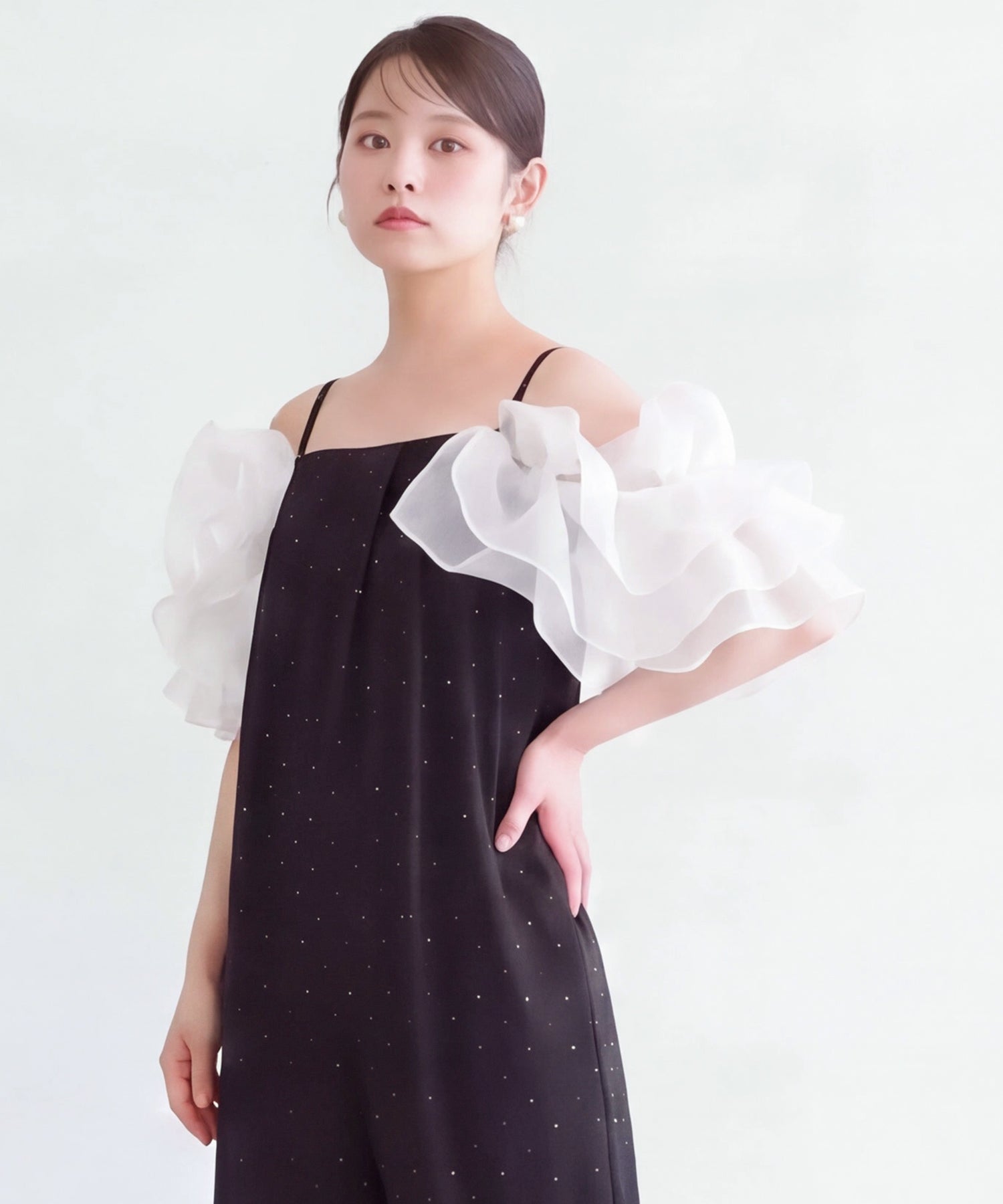 ブラック(AI画像)　model：160　着用サイズ：M
