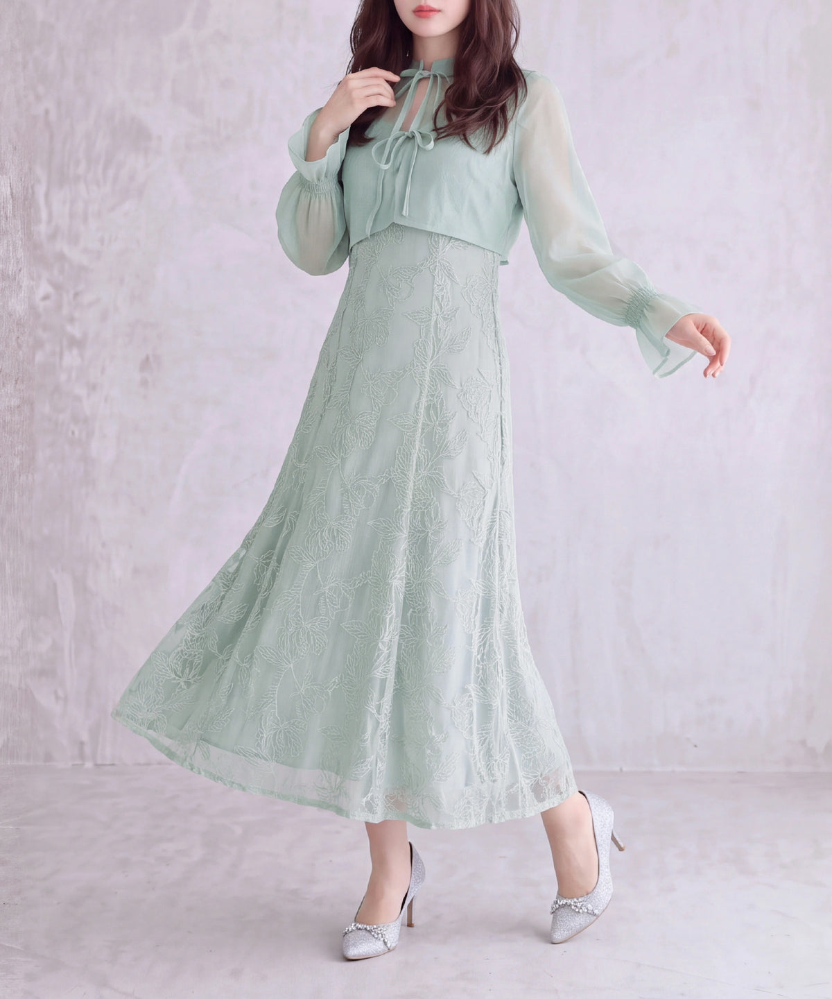 ミント(AI画像)　model：156　着用サイズ：S