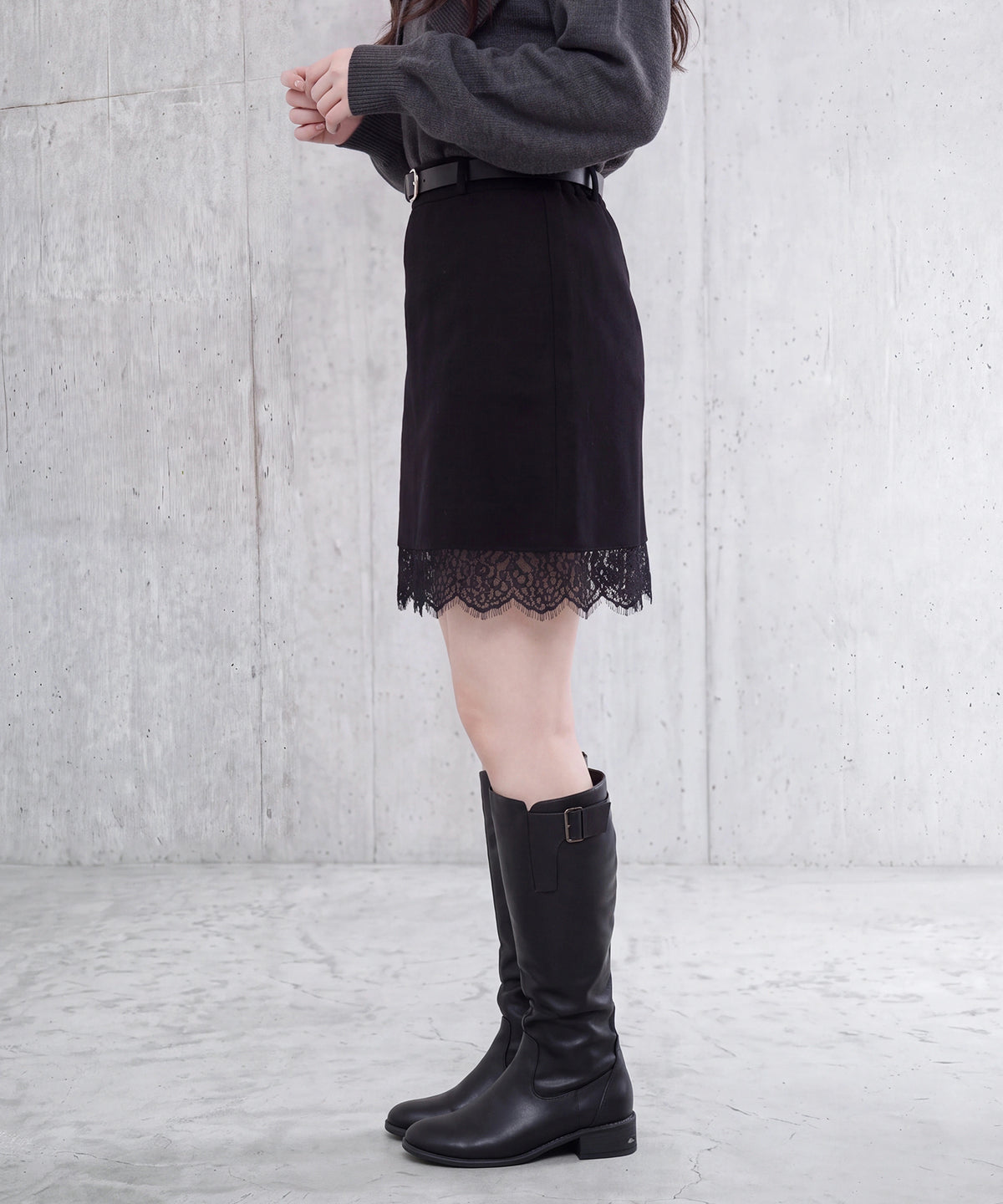 ブラック(AI画像)　model：160　着用サイズ：M