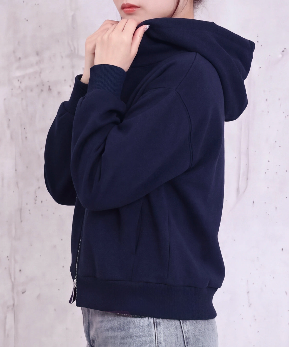 ネイビー(AI画像) model:160cm 着用サイズ: M
