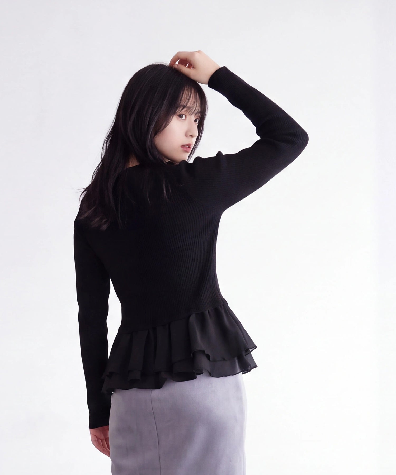 ブラック(AI画像)　model：160㎝　着用サイズ：M