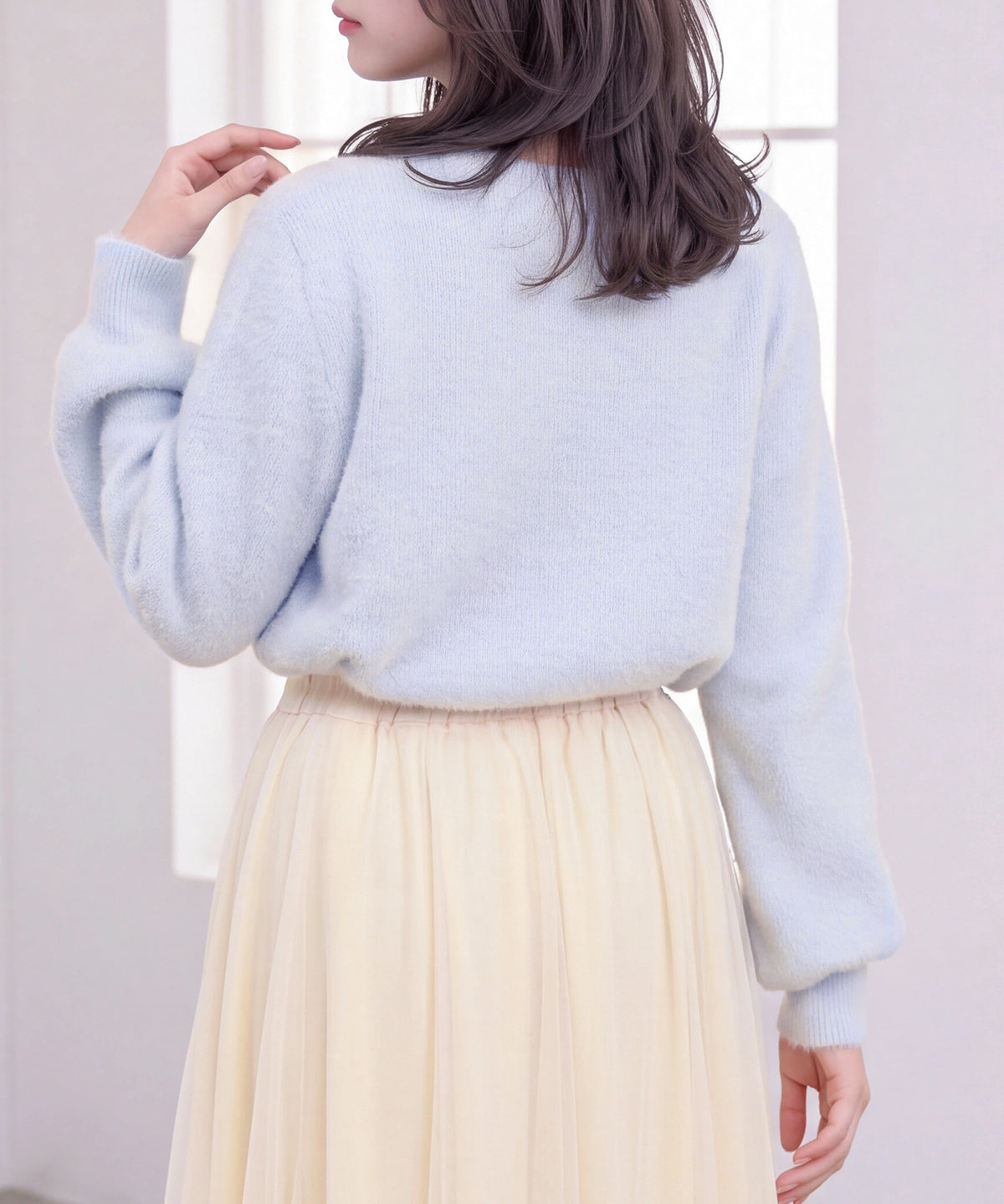 ブルー(AI画像)　model：160　着用サイズ：M